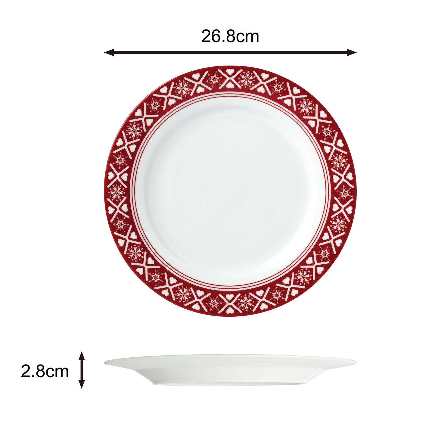 12pc Nordic Reindeer Dinner Set