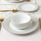 12pc Premium Diamond  & Gold Dinner Set  - Deep bowl
