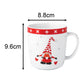 Nordic Gnome Xmas Porcelain Mug Set, 4 Pieces