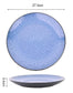 12pc Blue Reactive Glaze Dinner Set