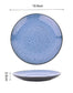 12pc Blue Reactive Glaze Dinner Set