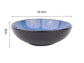 12pc Blue Reactive Glaze Dinner Set