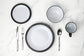 16 Piece Black Camden Dinner Set