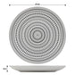 16pc White Pad Print Dinner Set