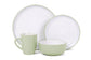 16pc Pastel 2tone - Green Dinner Set