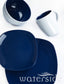 16pc Nova Square Dinner Set  Blue