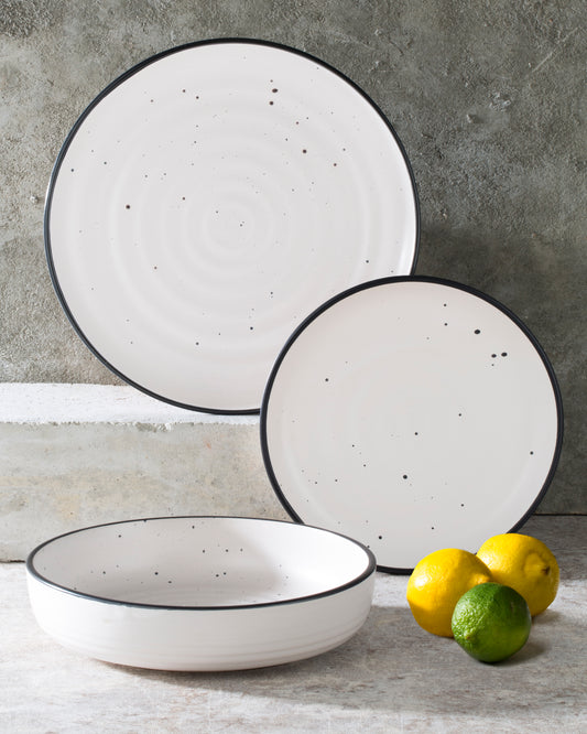12pc Speckle Dinner Set