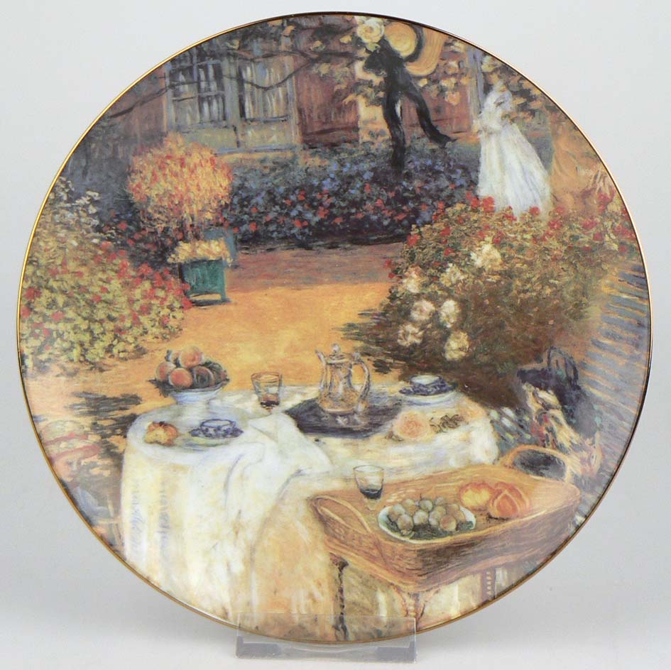 4 Piece Claude Monet Design Plates